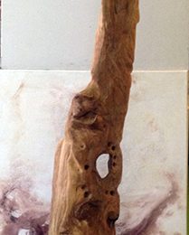 Aullando a la luna - escultura - Miguel Sanza